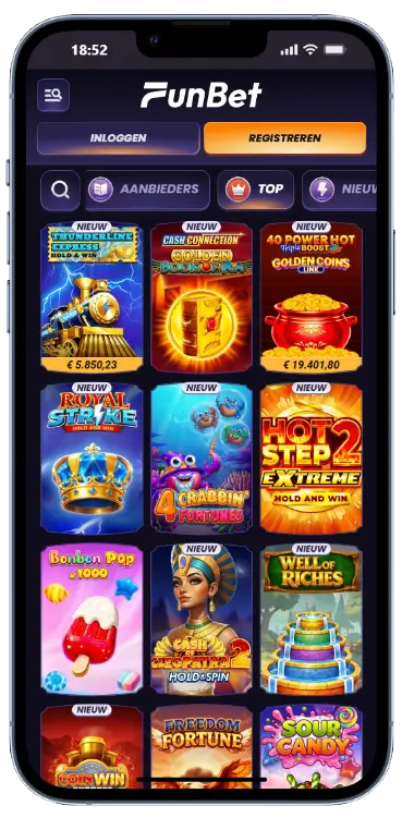 FunBet casino populaire gokkasten